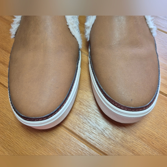 TOMS Bryce Brown Sugar Leather Sneakers‎ - Womens Size 11 - Picture 2 of 8